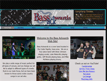 Tablet Screenshot of bassackwardsband.com